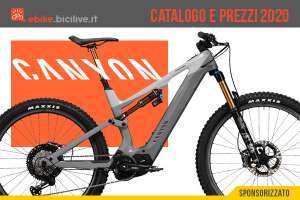 Le ebike ed eMTB 2020 di Canyon: catalogo e listino prezzi