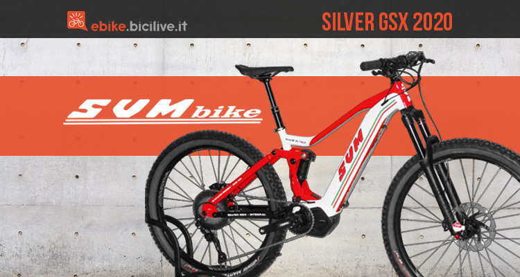 Copertina articolo ebike silver gsx 2020 della svm bike