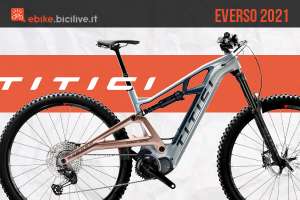 Titici Everso 2021: e-MTB in carbonio con motore Shimano EP8