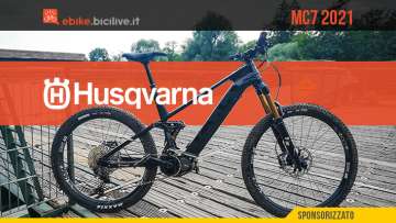 Nuova mountain bike elettrica Husqvarna MC7 2021