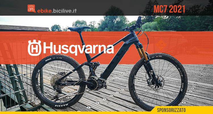 Nuova mountain bike elettrica Husqvarna MC7 2021