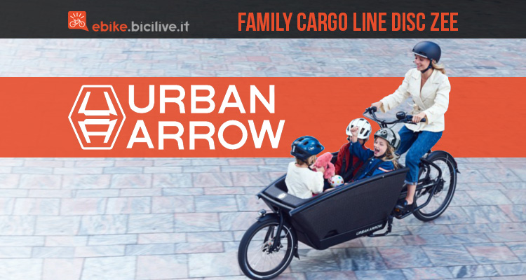 La nuova cargo ebike Urban Arrow Family Cargo Line 2020