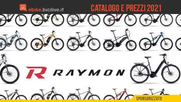 La gamma 2021 delle bici elettriche R-Raymon
