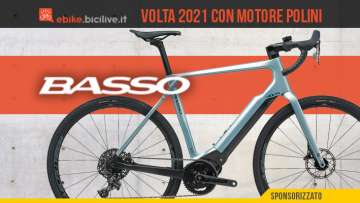 Basso Volta 2021: ebike da strada (e-Road) con motore Polini