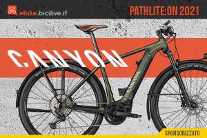 La nuova bici elettrica per il trekking Canyon Pathlite:ON 2021