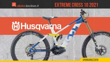 La nuova mountainbike elettrica Husqvarna Extreme Cross 10 2021