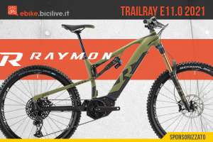R Raymon Trailray E11.0 2021: nuova e-MTB mullet da enduro