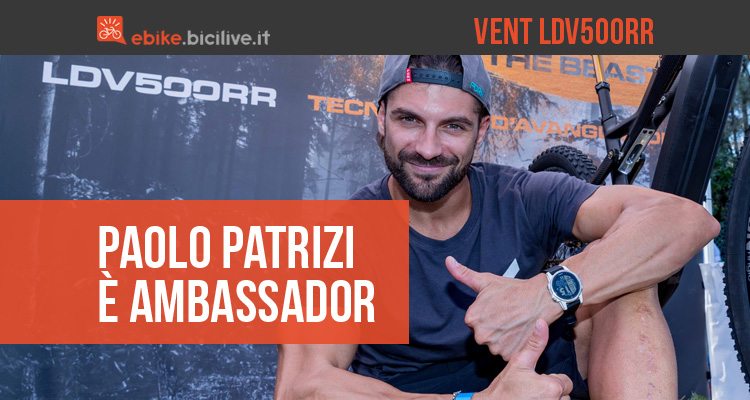 Paolo Patrizi è l’ambassador della Vent LDV500RR
