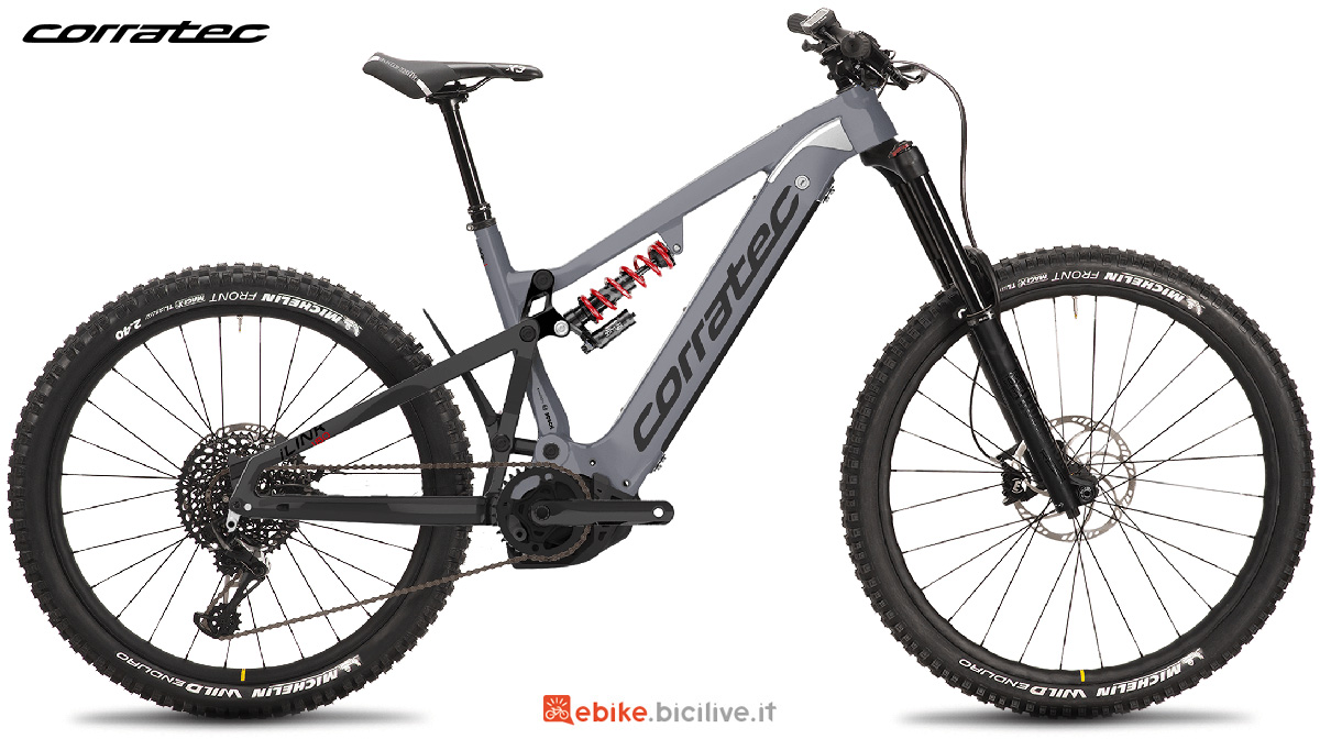 La nuova mountain bike elettrica Corratec E-Power iLink 180 Race 2021