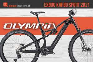 La nuova mtb elettrica Olympia EX900 Karbo Sport 2021