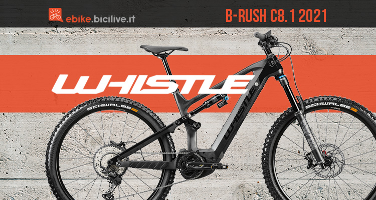 La nuova ebike mountainbike Whistle B-Rush C8.1 2021