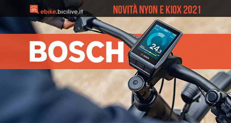 Le novità 2021 dei display Bosch Kiox e Nyon