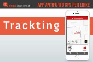 La nuova app antifurto GPS per ebike Trackting Evo