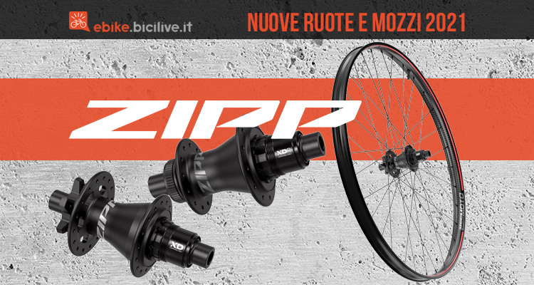 Le nuove ruote e mozzi per ebike Zipp 2021
