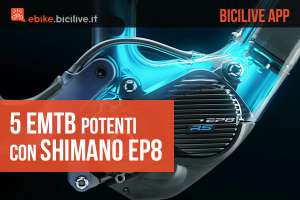 5 Emtb potenti con Shimano EP8 selezionate dall'app BiciLive