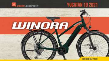 La nuova ebike da trekking Winora Yucatan 10 2021