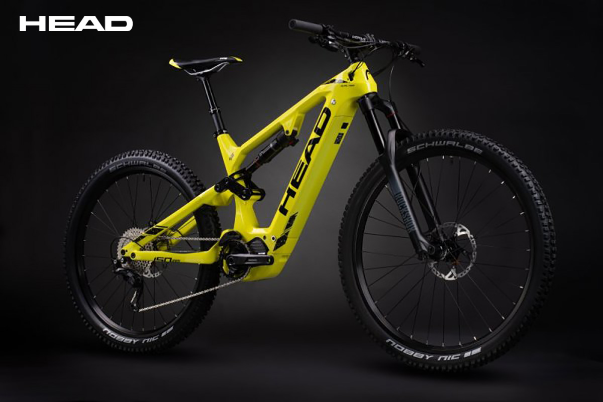 La mountain bike elettrica Head Muret II 2021 in colorazione gialla
