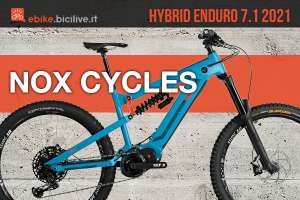 La nuova emtb full-suspended Nox Cycles Hybrid Enduro 7.1 2021