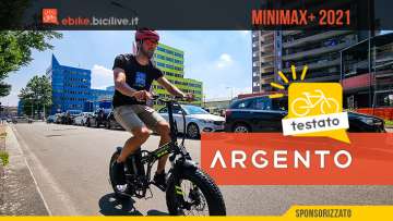 Il test di BiciLive della nuova ebike pieghevole Argento Bike MiniMax + 2021