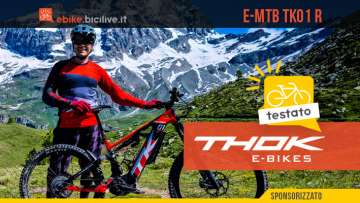 THOK TK01 R: test recensione eMTB con motore Shimano EP8