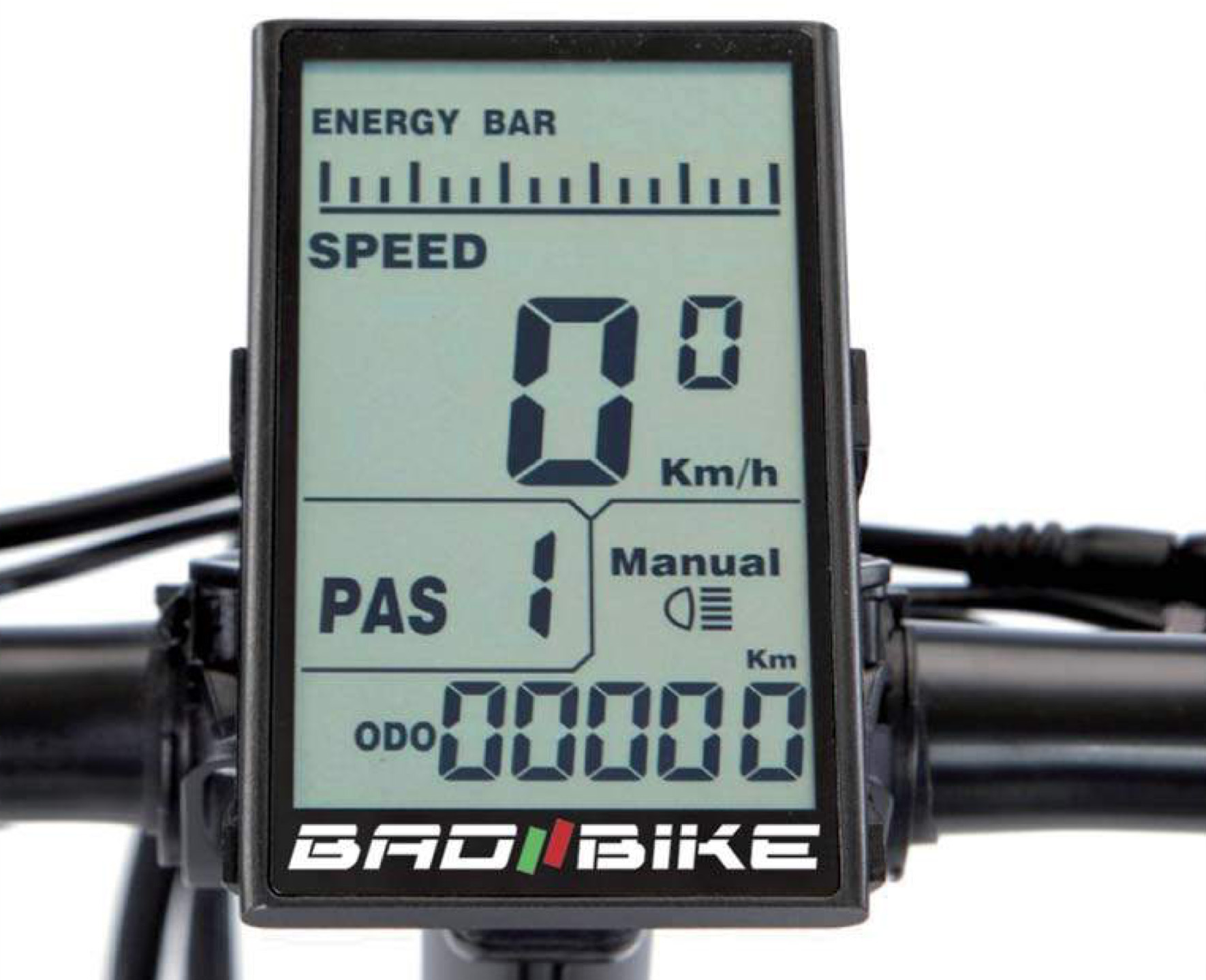 Il display montato sulle ebike Bad Bike