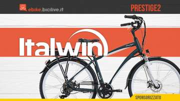 Italwin Prestige 2: bici elettrica urbana motore FIVE
