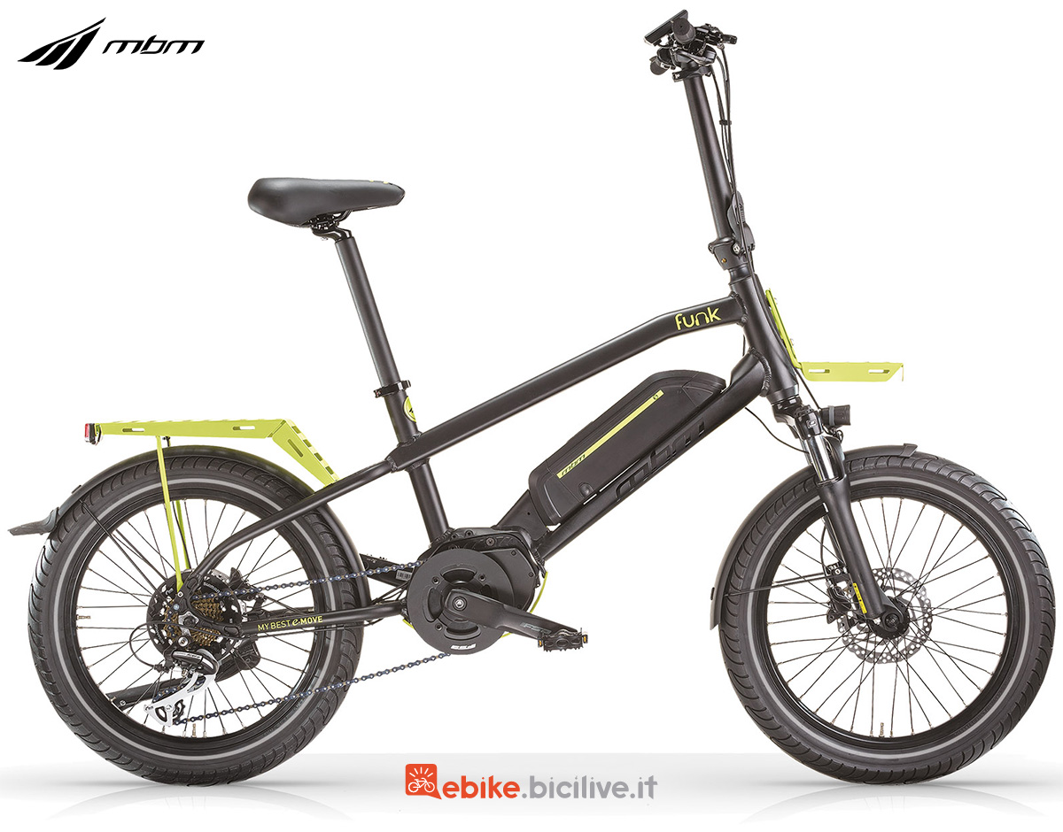 La nuova bici elettrica urban MBM Funk 2021