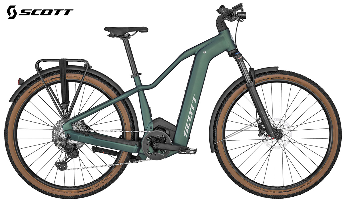 La nuova bici elettrica da trekking Scott Axis E-Ride EVO Tour Lady 2022