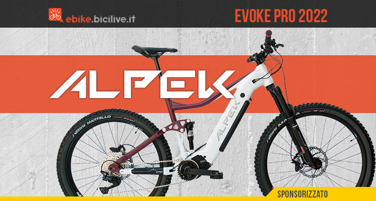 La nuova emtb Alpek Evoke Pro 2022