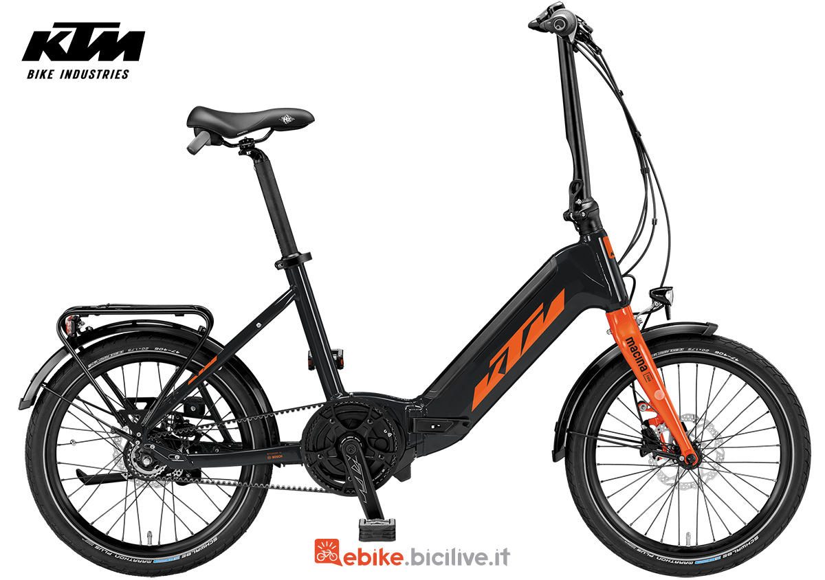 La nuova bici elettrica pieghevole KTM Macina Fold 2022