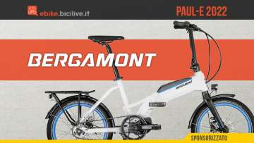 Bicicletta pieghevole elettrica confortevole Bergamont Paul-E