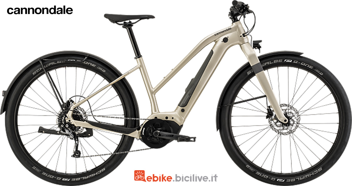 La nuova bici elettrica urban Cannondale Canvas Neo 2 Remixte 2022