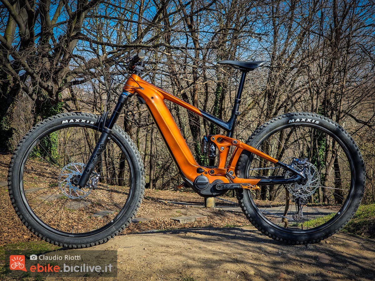 Foto della mountain bike elettrica Giant Trance X E+ 1 2022