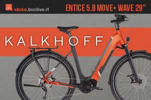 La nuova bici elettrica da trekking Kalkhoff Entice 5B Move+ Wave 29" 2022