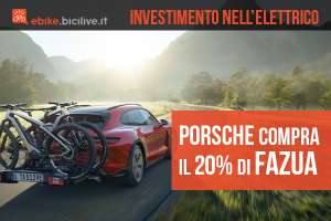 Porsche acquista il 20% di Fazua nel 2022