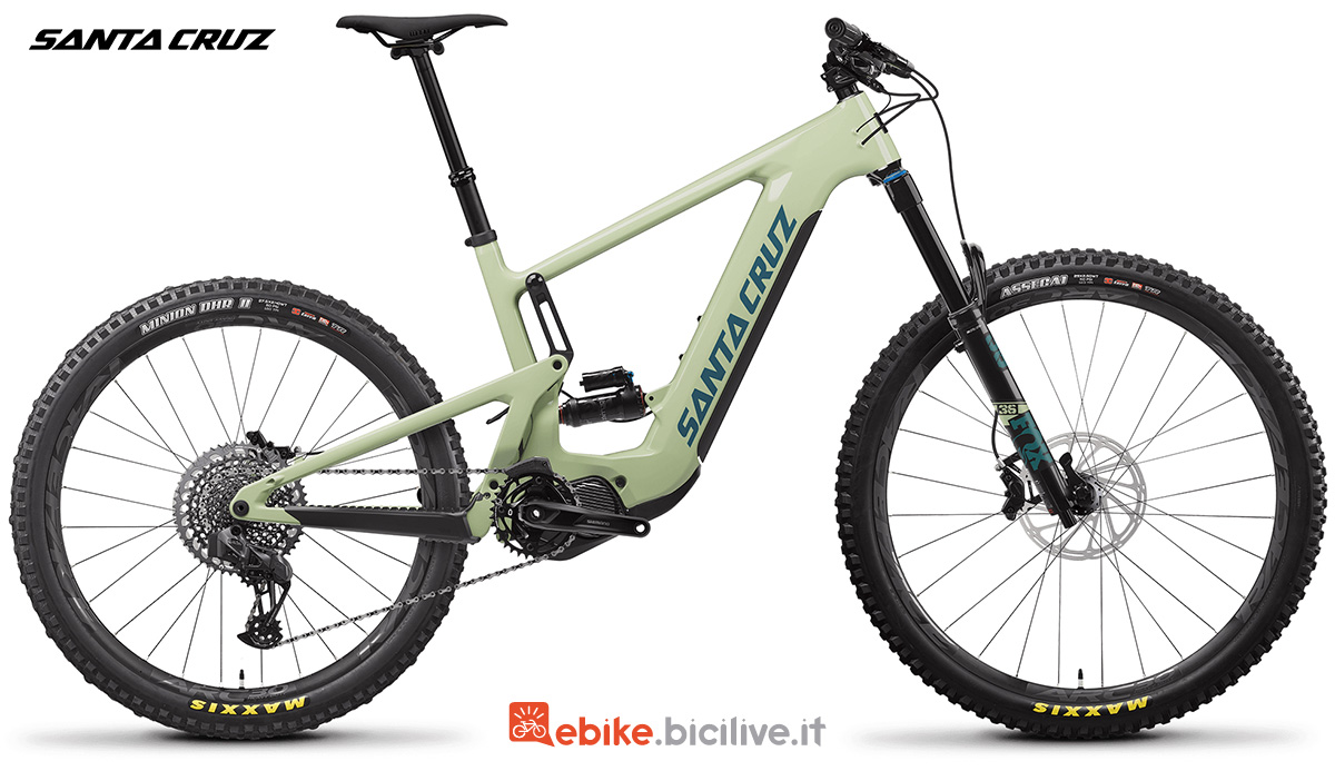 La nuova mountainbike elettrica full suspended Santa Cruz Hecler 9 C GX AXS MX 2022