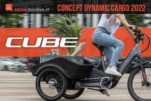 La nuova ebike cargo urbana Cube Concept Dynamic Cargo 2022