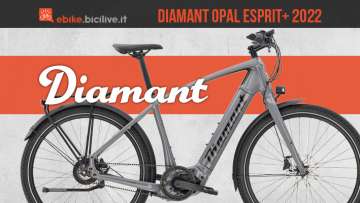 La nuova bici a pedalata assistita Diamant Opal Esprit + 2022