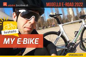 Il test di Sergio Viganò della nuova bici elettrica da corsa My Ebike E-Road 2022