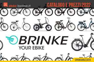Il catalogo e i prezzi delle nuove ebike Brinke 2022