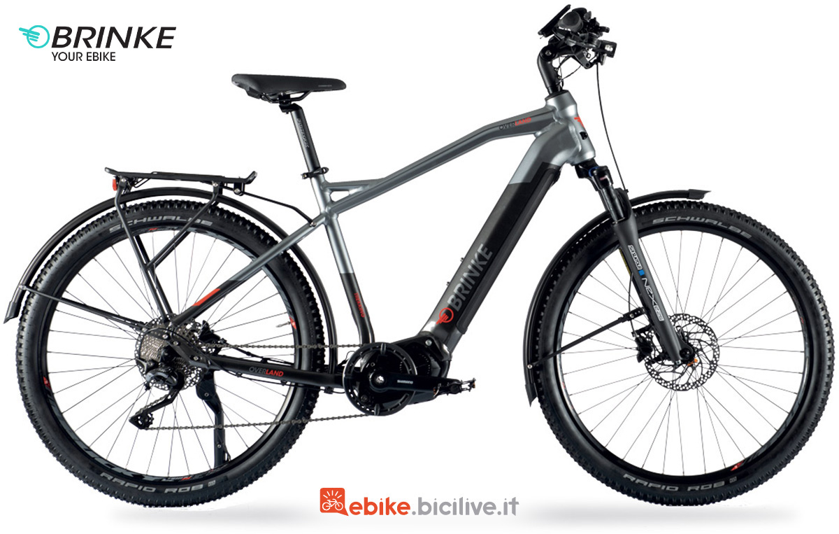 La nuova bici elettrica da trekking Brinke Overland XT Sport 2022