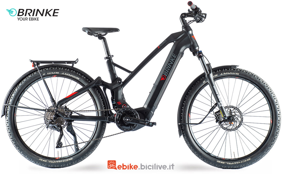 La nuova bici elettrica da trekking Brinke Xplorer EP8 2022 