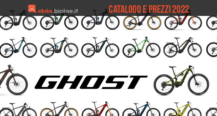 Il catalogo e i prezzi delle nuove ebike Ghost 2022