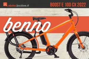 La nuova bicicletta elettrica cargo Benno Boost E 10D CX 2022