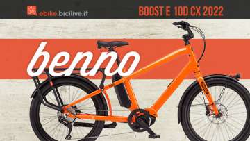 La nuova bicicletta elettrica cargo Benno Boost E 10D CX 2022