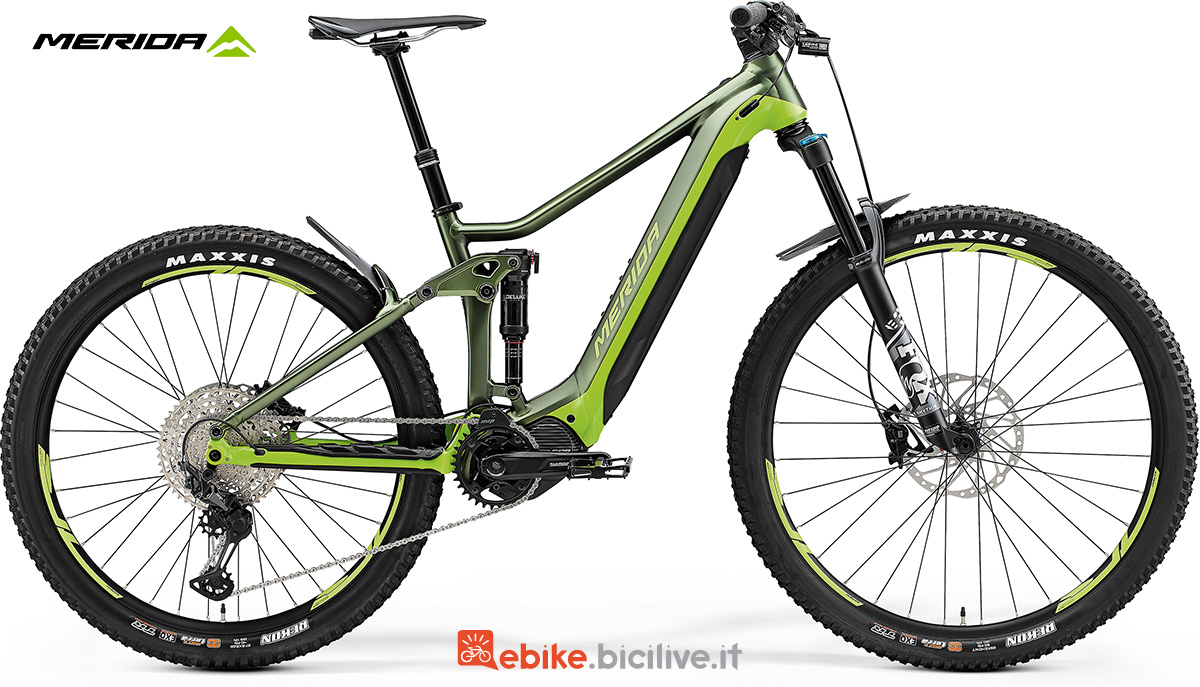 La nuova mountainbike elettrica full Merida Eone Forty 775 2022