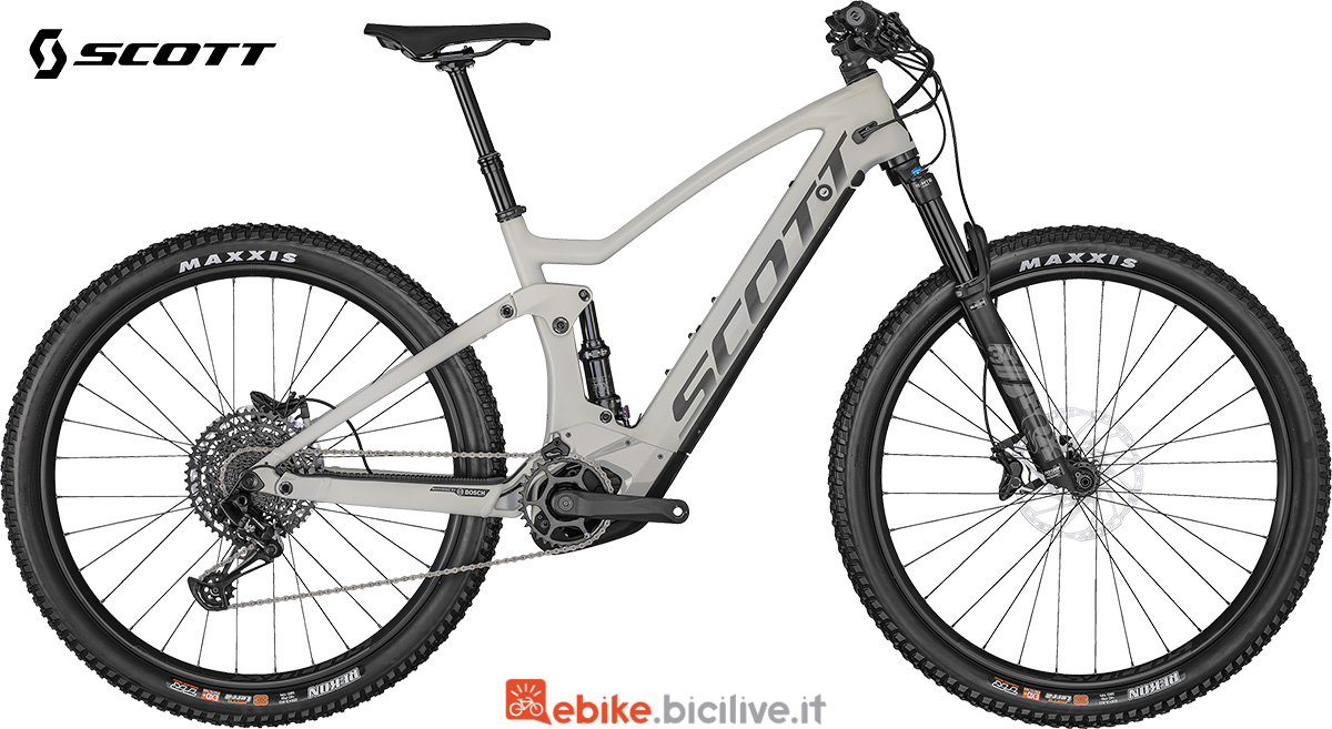 La nuova mountainbike elettrica biammortizzata Scott Strike Eride 910 2022