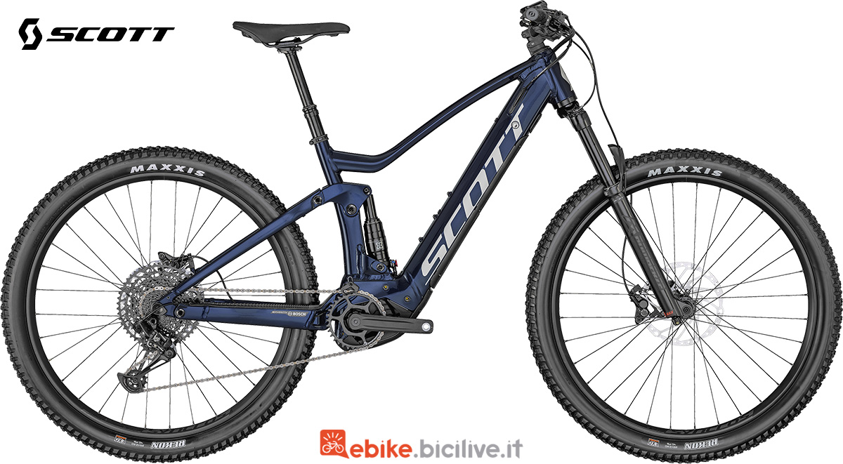 La nuova mountainbike elettrica biammortizzata Scott Strike Eride 940 2022