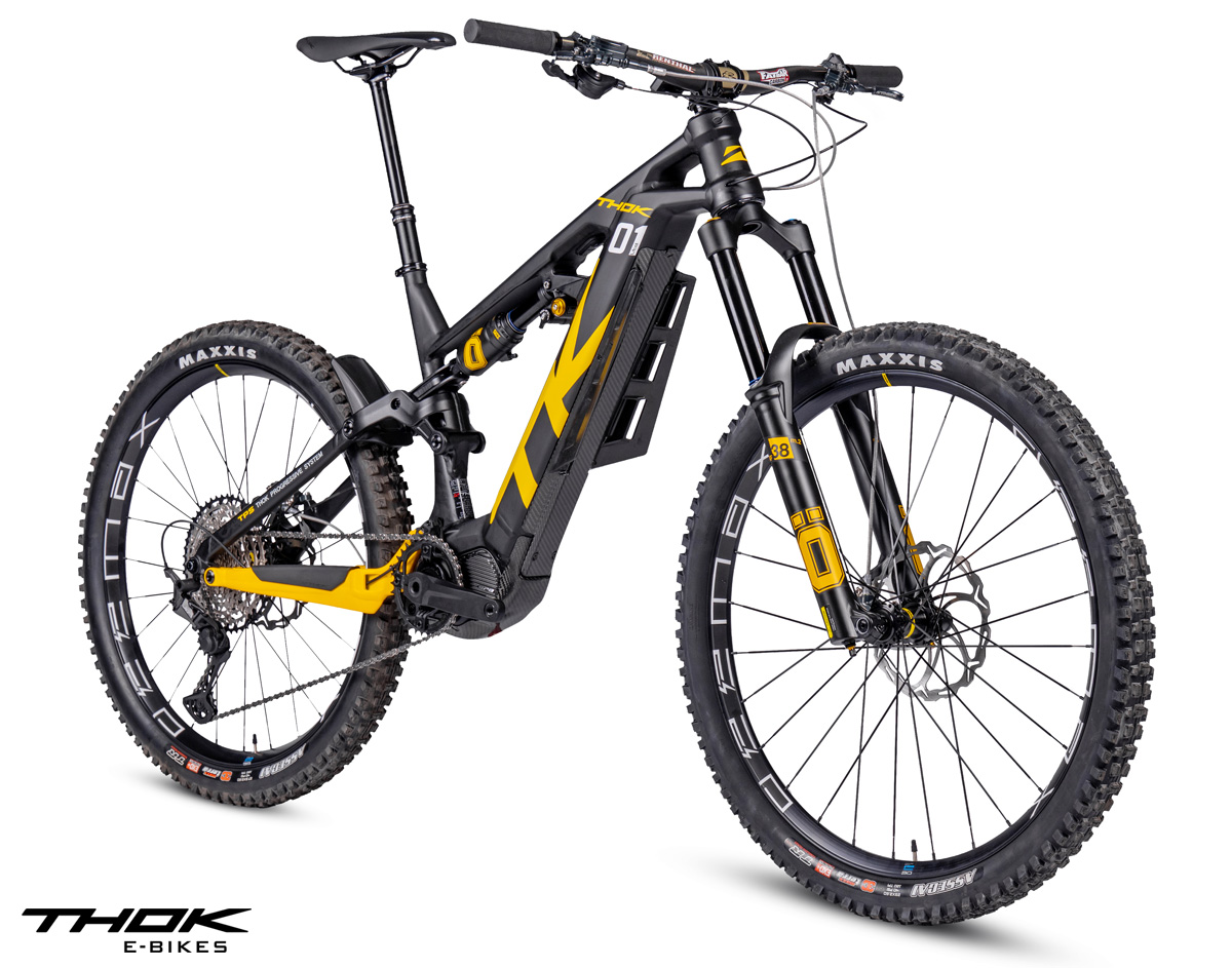 Una e-bike Thok TK01 Ltd Yellow Edition 2022