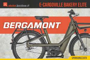 La nuova bicicletta elettrica cargo Bergamont E-Cargoville Bakery Elite 2022